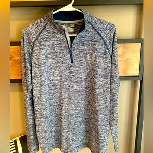 Men’s Under Armour Quarter Zip Blue Perfect condition size S